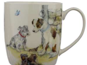 Jan Pashley porcelāna suņu krūze