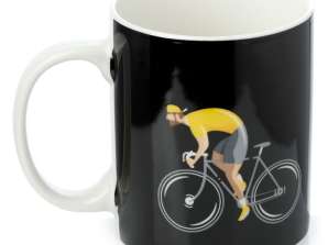 Cycle Works Bicycle Black Porcelain Mug