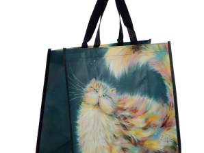 Ким Хаскинс Rainbow Котки пазарска чанта