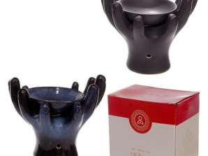 Open Hands Ceramic Fragrance Lamp