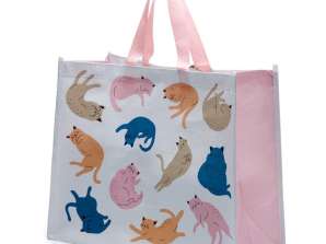 Cat's Life Γάτα επαναχρησιμοποιήσιμη τσάντα αγορών RPET