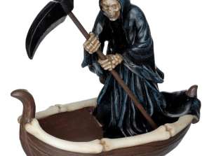 The Grim Reaper Ferryman of Death with a scythe