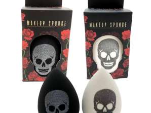 Skulls and Roses Make Up Blender Sponge per piece