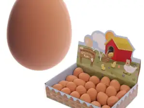 Jumping egg cardboard display per piece