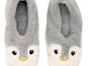 Penguin Heat Pack Toesties Warmable Slippers One Size