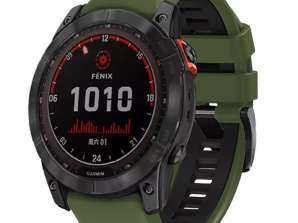 Pasek Iconband Pro do Garmin Fenix 5 / 6 / 6 Pro / 7 Army Green/black