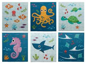 Splosh Sea Creatures Surprise 48 piese puzzle reciclat pentru copii per piesă