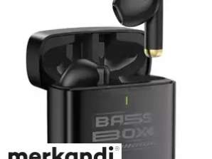 TWS trådlösa hörlurar Foneng BL128 Bluetooth 5.3 svart