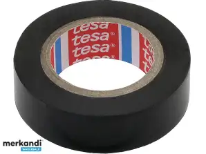 Κολλητική ταινία TESA 10m/15mm PVC ΜΑΥΡΗ