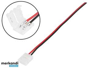 Kontakt for LED-strips, kontakt 8 mm kabel