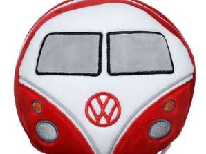 Relaxeazzz plysj Volkswagen Bulli VW T1 buss rød rund reise pute og øyemaske