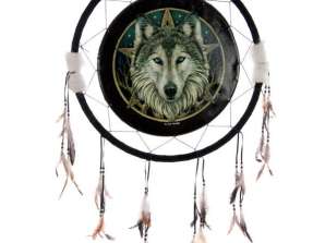 Dreamcatcher Picture Lisa Parker Wolf's Head 60cm