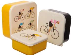 Cycle Works Bicycle Lunch Boxes Lunch Boxes Set of 3 M/L/XL