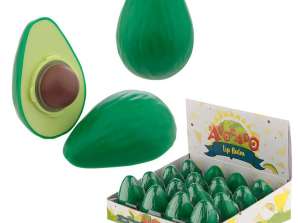 Balsamo labbra avocado in contenitore modellato per pezzo