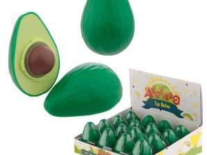 Avocado lip balm in molded container per piece