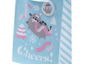 Christmas Pusheen the Cat Gift Bag Large Per Piece