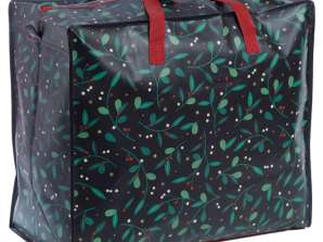 Christmas Mistletoe Winter Berries Laundry Bag Storage Bag