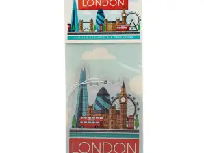London Ikoner Landmärke Bil Luftfräschare Vanilj per styck