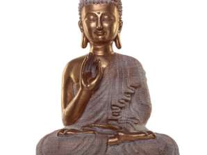 Zlatý a bílý thajský Buddha Spiritual