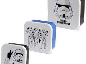 Originální Stormtrooper Lunchboxes Lunch Boxes Set 3 m/l/XL