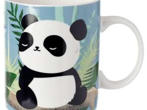 Pandarama Panda krus laget av porselen