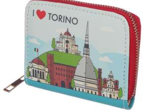 I Heart Torino dragkedja liten handväska per styck