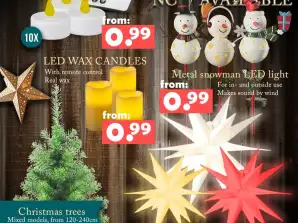 Weihnachtliche Restposten-Kollektion