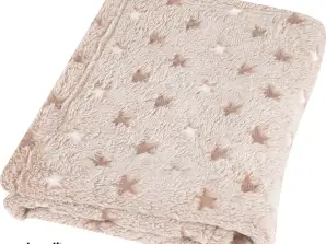 Decke MILLY pink 75x100 cm