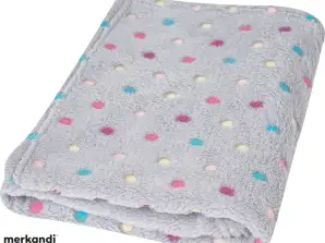 Decke MILLY pink 75x100 cm