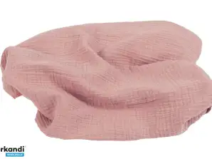 Wickeltuch MUSLIN 100 Baumwolle rosa. 80x120