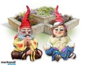 Представяме ви Gnomestock Garden Gnome Couple: Прегърнете спокойствието и красотата на природата във вашата градина!