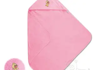 Baby badebetræk MAXI roz.100x100