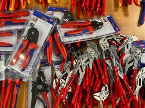 Knipex and Würth hand tools - 270 pcs - mix side clamping pliers, cutting pliers, VDE, adjustable wrenches and others