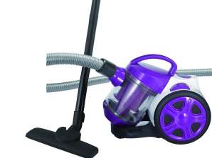 Bagless cyclonic vacuum cleaner. Purple colour cylinder Vacuum Cleaner
