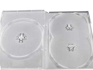BOX FOR 3 DVD CLEAR MATTE 14 MM
