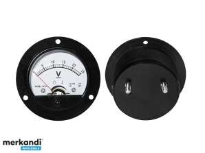 Analoge meter ronde voltmeter 25V