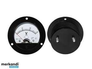 Analoge meter ronde voltmeter 30V