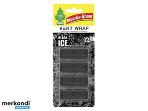 WUNDER BAUM Vent Wrap Black Ice 4pcs