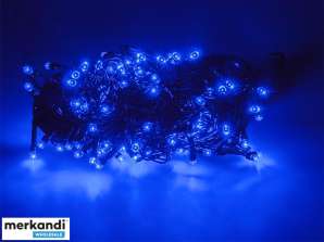 Vianočné svetlá modré. LED100KS 6 5m