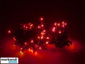 Lumières d’arbre de Noël Led rouge100pcs 6 5m