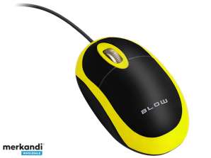 Optická myš BLOW MP 20 USB žlutá