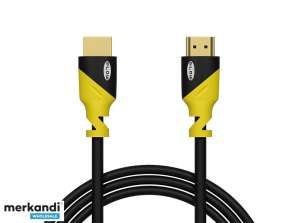 HDMI conexão HDMI amarelo reto 5m 4K