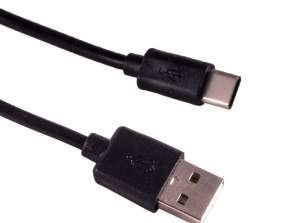 КАБЕЛЬ ESPERANZA USB A USB C 2.0 1M ЧЕРНЫЙ