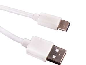 ESPERANZA KABELIS USB A USB C 2.0 1M BALTA