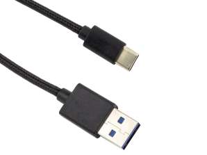ESPERANZA USB 3.0 KABEL TYPE C 1.5M VLECHT ZWART