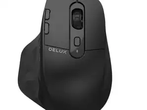 Delux M912DB 2.4G draadloze muis zwart