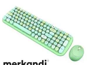 Belaidės klaviatūros komplektas MOFII Candy XR 2.4G žalia