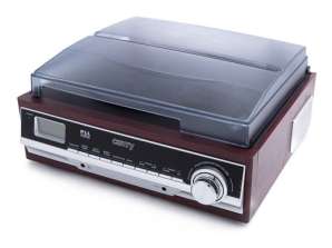 Turntable with radio