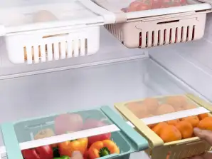 Ψυγείο Κουτί Ράφι εμπορευματοκιβωτίων Οργάνωση κουζίνας Κάτοχος Κάτοχος ντουλαπιού Καλάθι αποθήκευσης