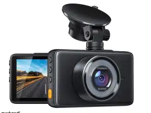 ViviLink T20X Dash Cam 2.5K 3 tommer bilkamera, 170 ° vidvinkelobjektiv, WDR, G-sensor, loopoptagelse, bevægelsesdetektering, parkeringsmonitor